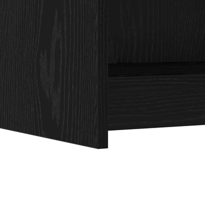 Sideboard Schwarze Eiche 75 x 36 x 80 cm Holzwerkstoff