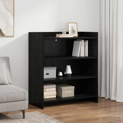 Sideboard Schwarze Eiche 75 x 36 x 80 cm Holzwerkstoff