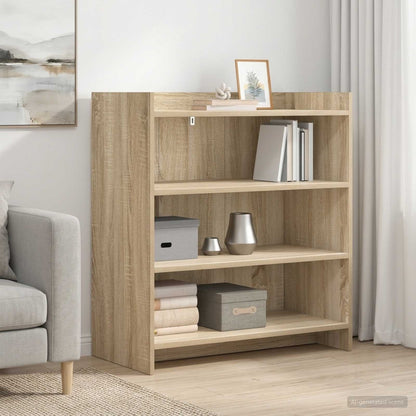 Sideboard Sonoma-Eiche 75 x 36 x 80 cm Holzwerkstoff