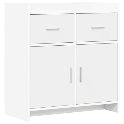 Sideboard Weiß 75 x 36 x 80 cm Holzwerkstoff
