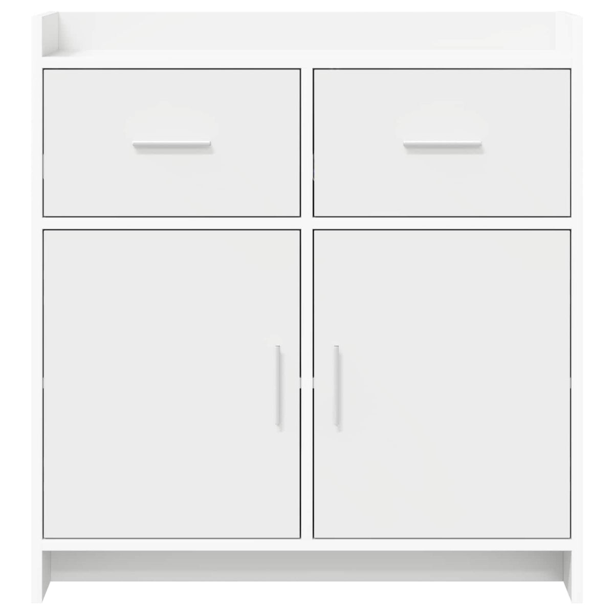 Sideboard Weiß 75 x 36 x 80 cm Holzwerkstoff