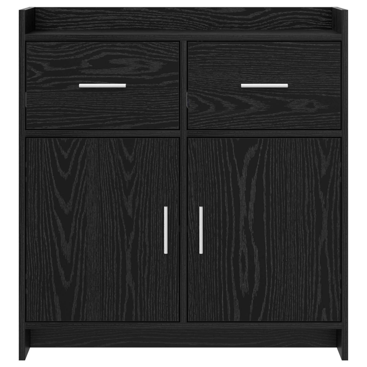 Sideboard Schwarze Eiche 75 x 36 x 80 cm Holzwerkstoff