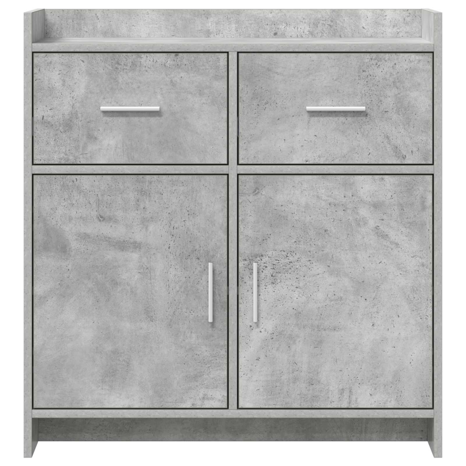 Sideboard Betongrau 75 x 36 x 80 cm Holzwerkstoff