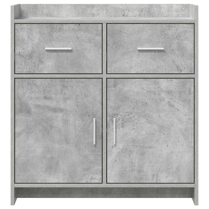Sideboard Betongrau 75 x 36 x 80 cm Holzwerkstoff