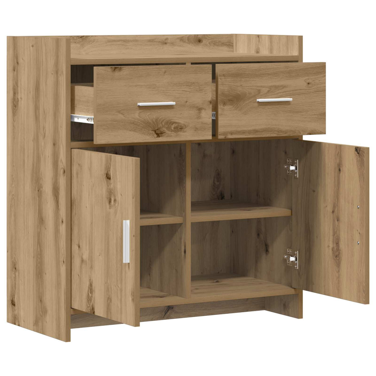 Sideboard Artisan-Eiche 75 x 36 x 80 cm Holzwerkstoff