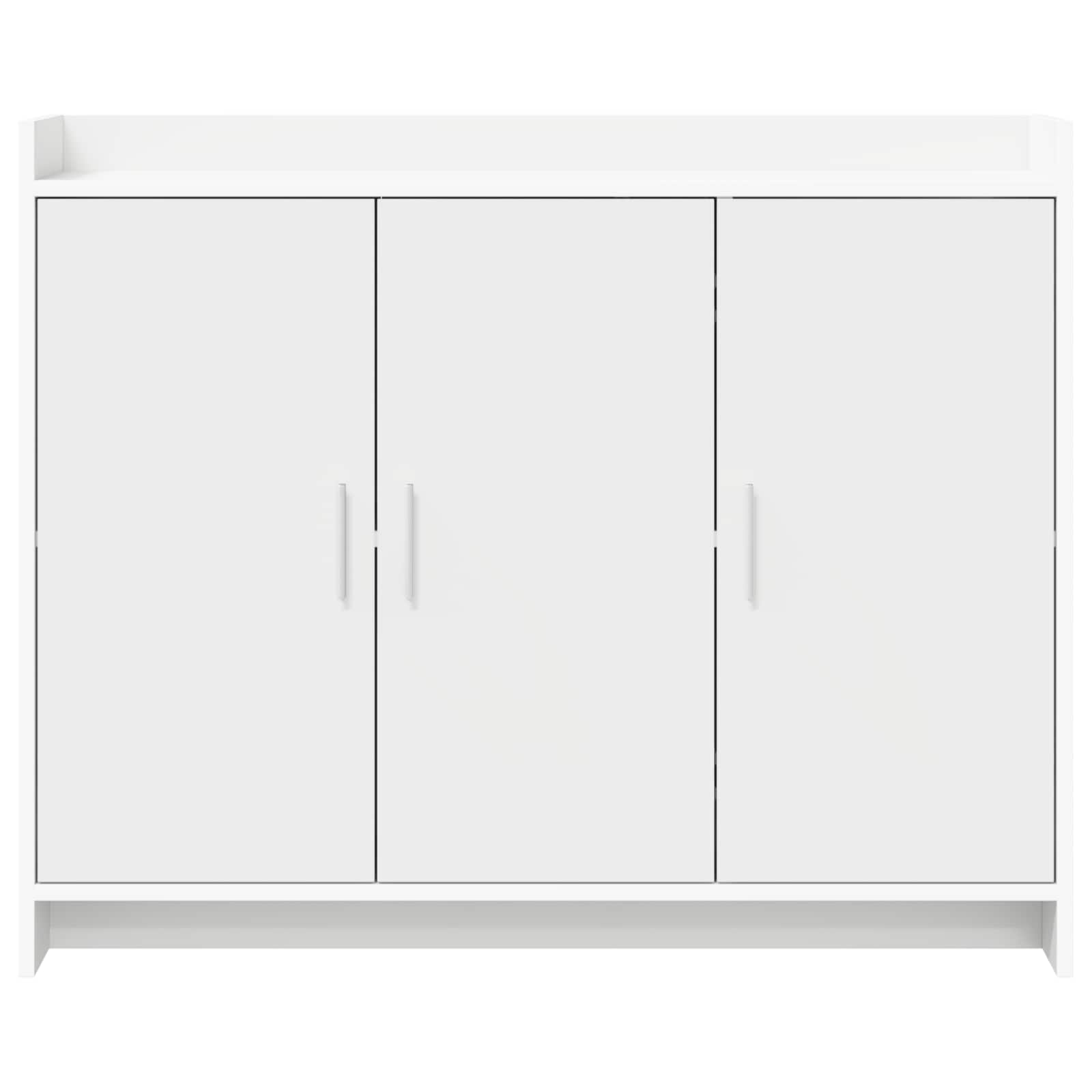 Sideboard Weiß 98,5 x 33 x 80 cm Holzwerkstoff