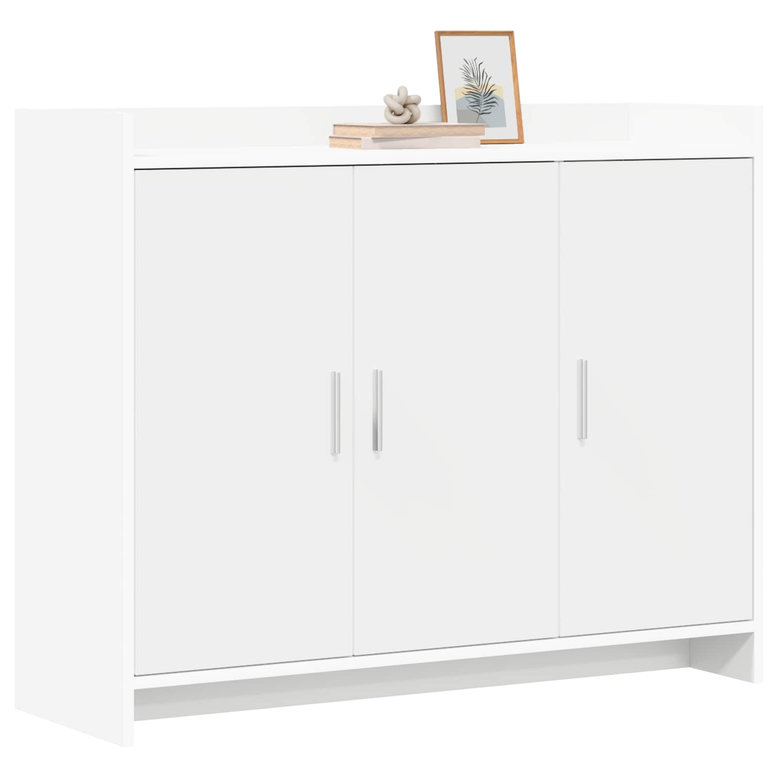 Sideboard Weiß 98,5 x 33 x 80 cm Holzwerkstoff