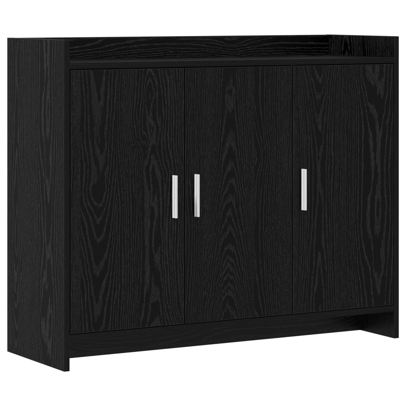 Sideboard Schwarze Eiche 98,5 x 33 x 80 cm Holzwerkstoff