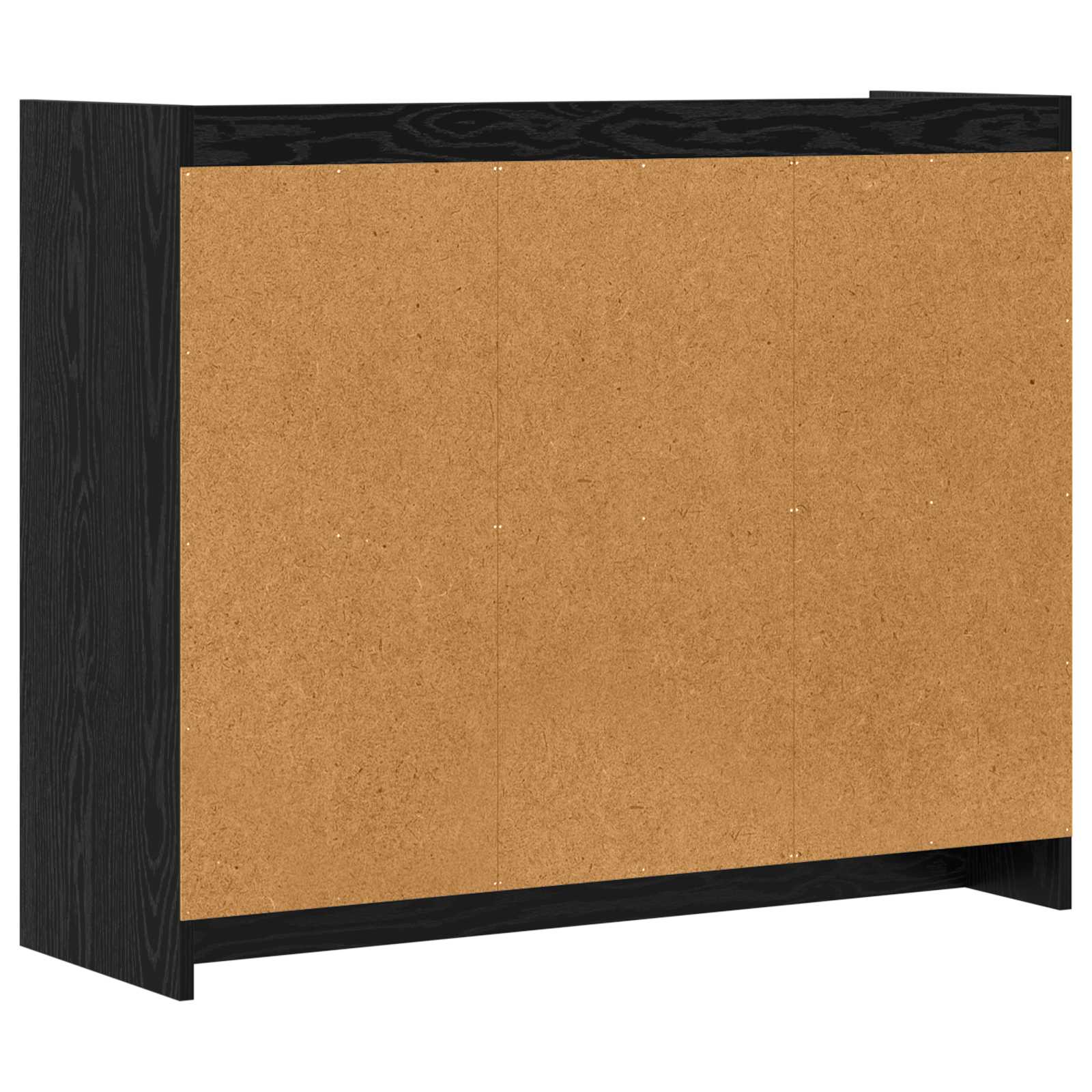 Sideboard Schwarze Eiche 98,5 x 33 x 80 cm Holzwerkstoff