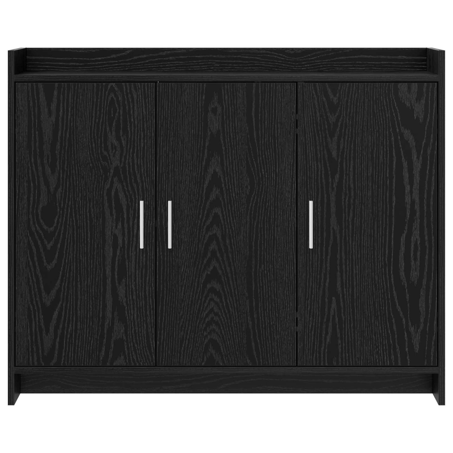 Sideboard Schwarze Eiche 98,5 x 33 x 80 cm Holzwerkstoff
