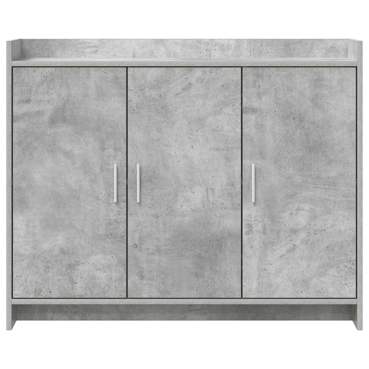 Sideboard Betongrau 98,5 x 33 x 80 cm Holzwerkstoff