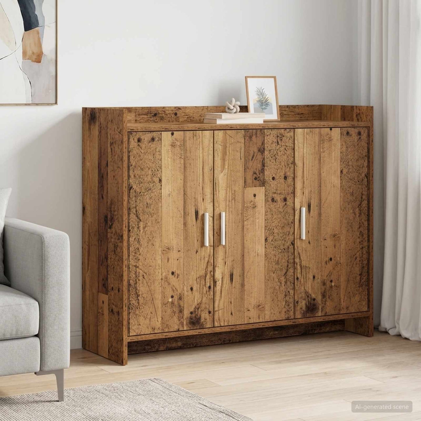Sideboard Altholz 98,5 x 33 x 80 cm Holzwerkstoff