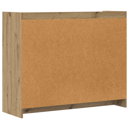 Sideboard Artisan-Eiche 98,5 x 33 x 80 cm Holzwerkstoff