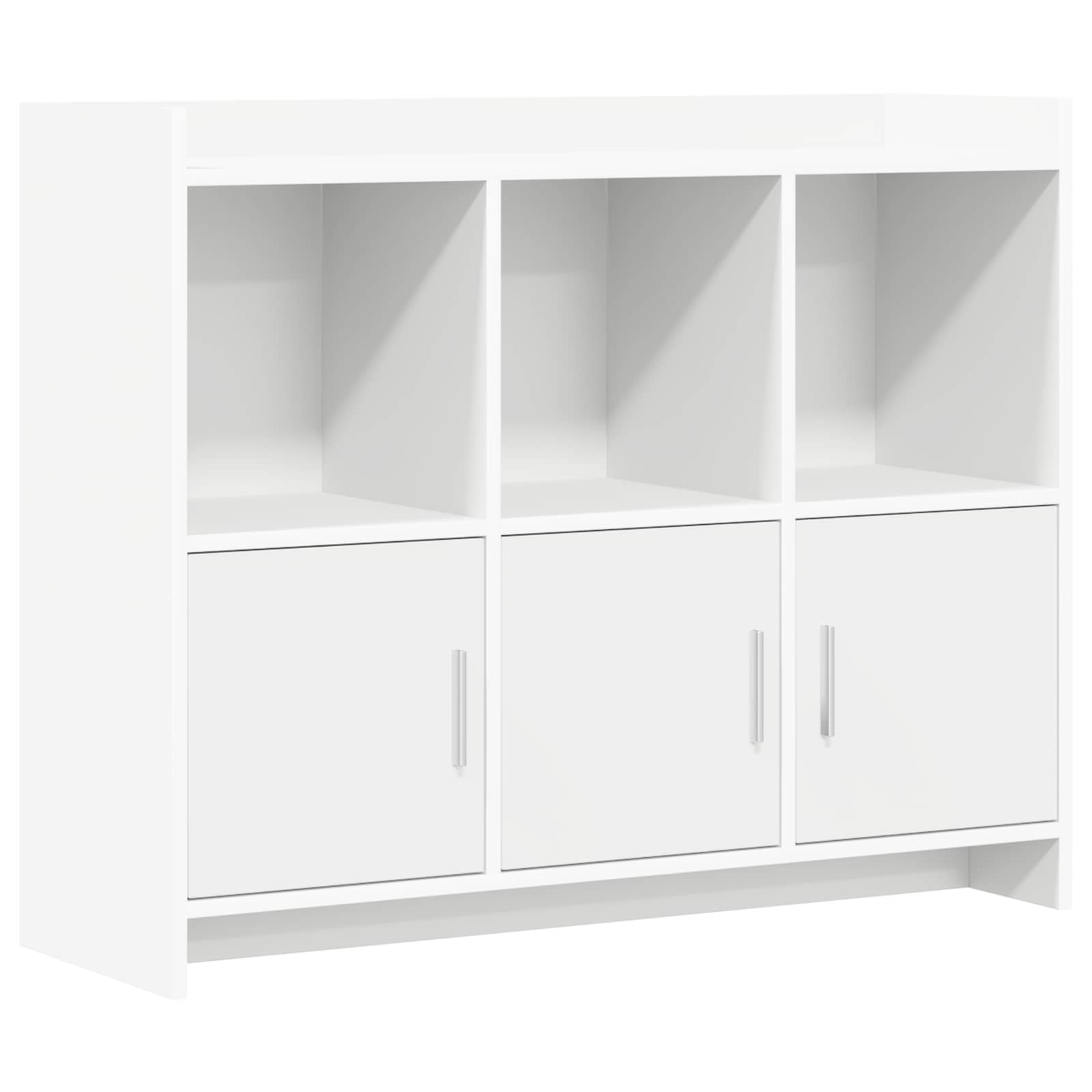 Sideboard Weiß 98,5 x 33 x 80 cm Holzwerkstoff