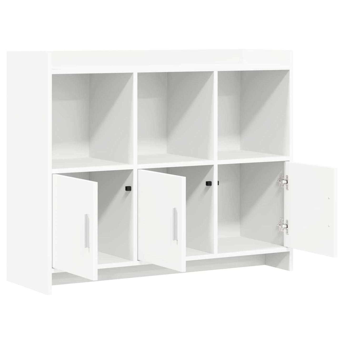 Sideboard Weiß 98,5 x 33 x 80 cm Holzwerkstoff