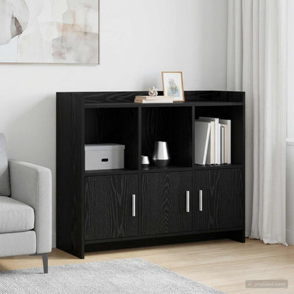 Sideboard Schwarze Eiche 98,5 x 33 x 80 cm Holzwerkstoff