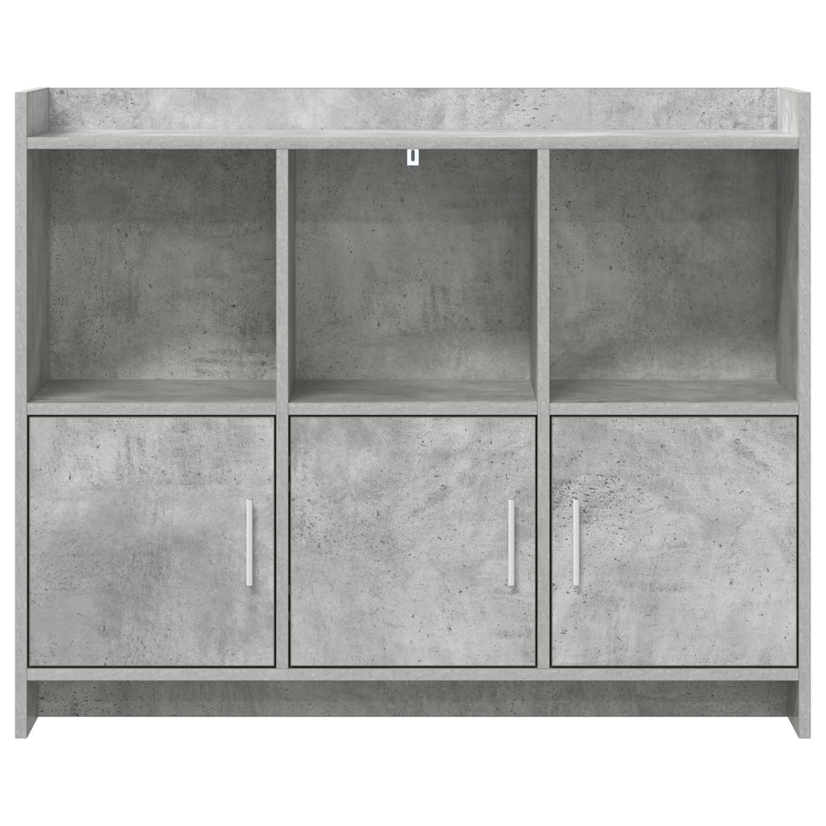 Sideboard Betongrau 98,5 x 33 x 80 cm Holzwerkstoff