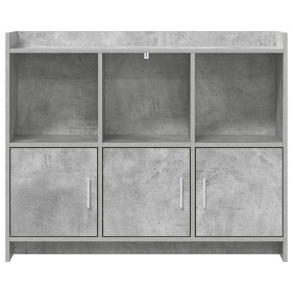 Sideboard Betongrau 98,5 x 33 x 80 cm Holzwerkstoff