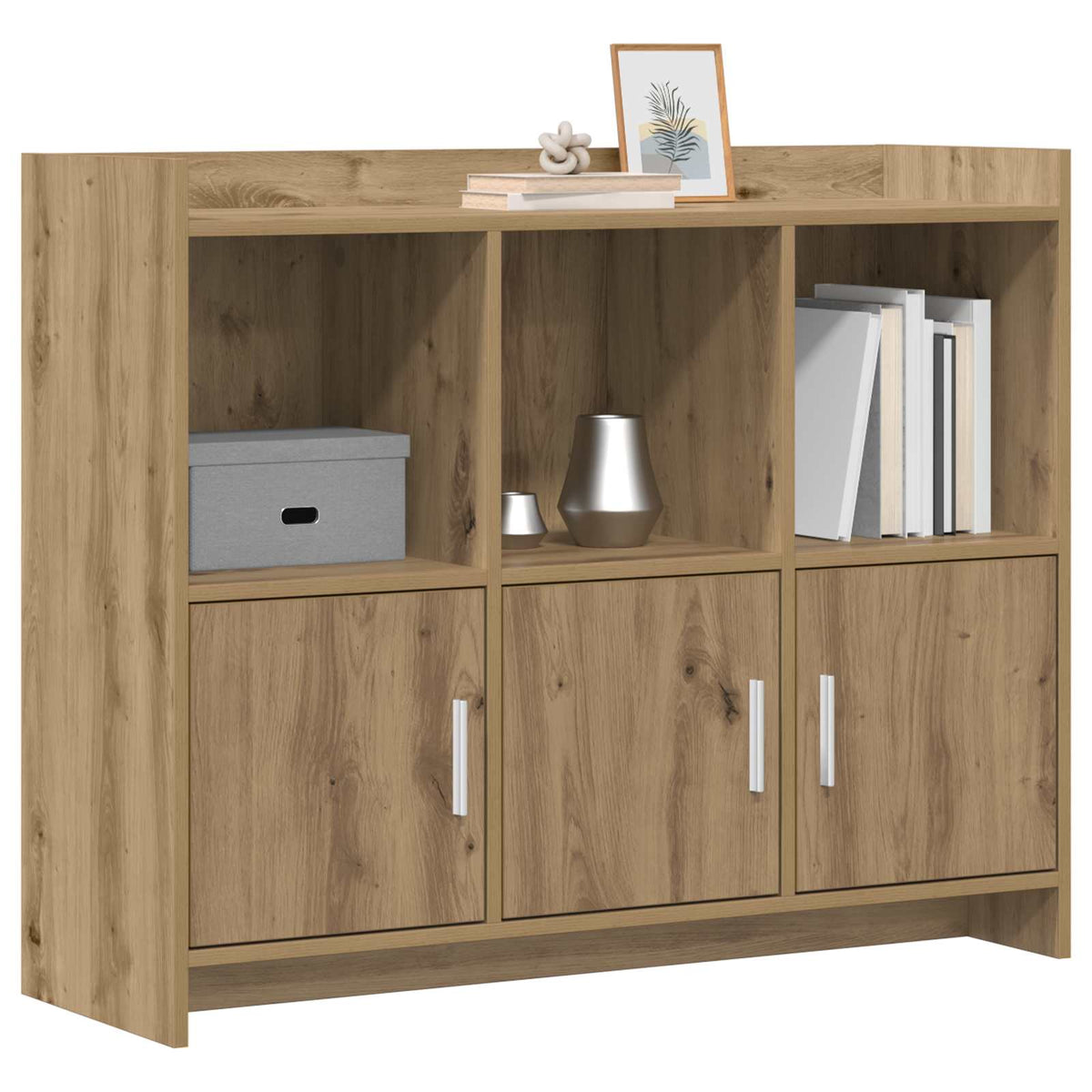 Sideboard Artisan-Eiche 98,5 x 33 x 80 cm Holzwerkstoff
