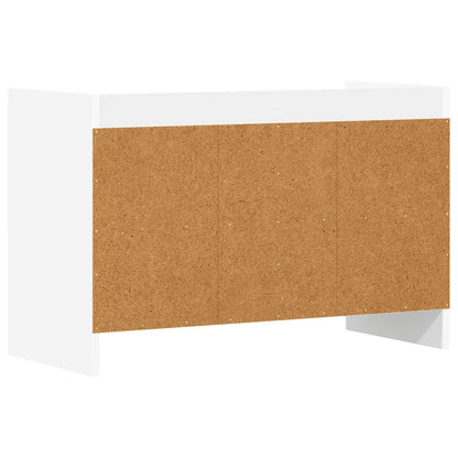 TV-Schränk 71,5 x 33 x 47 cm Weiß Holzwerkstoff