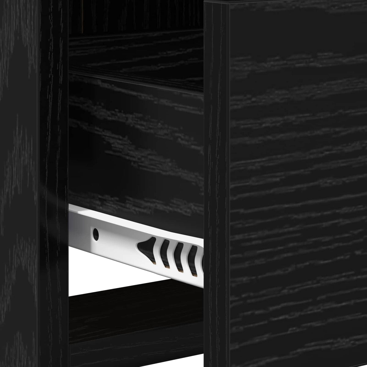 TV-Schränk 71,5 x 33 x 47 cm Schwarze Eiche Holzwerkstoff