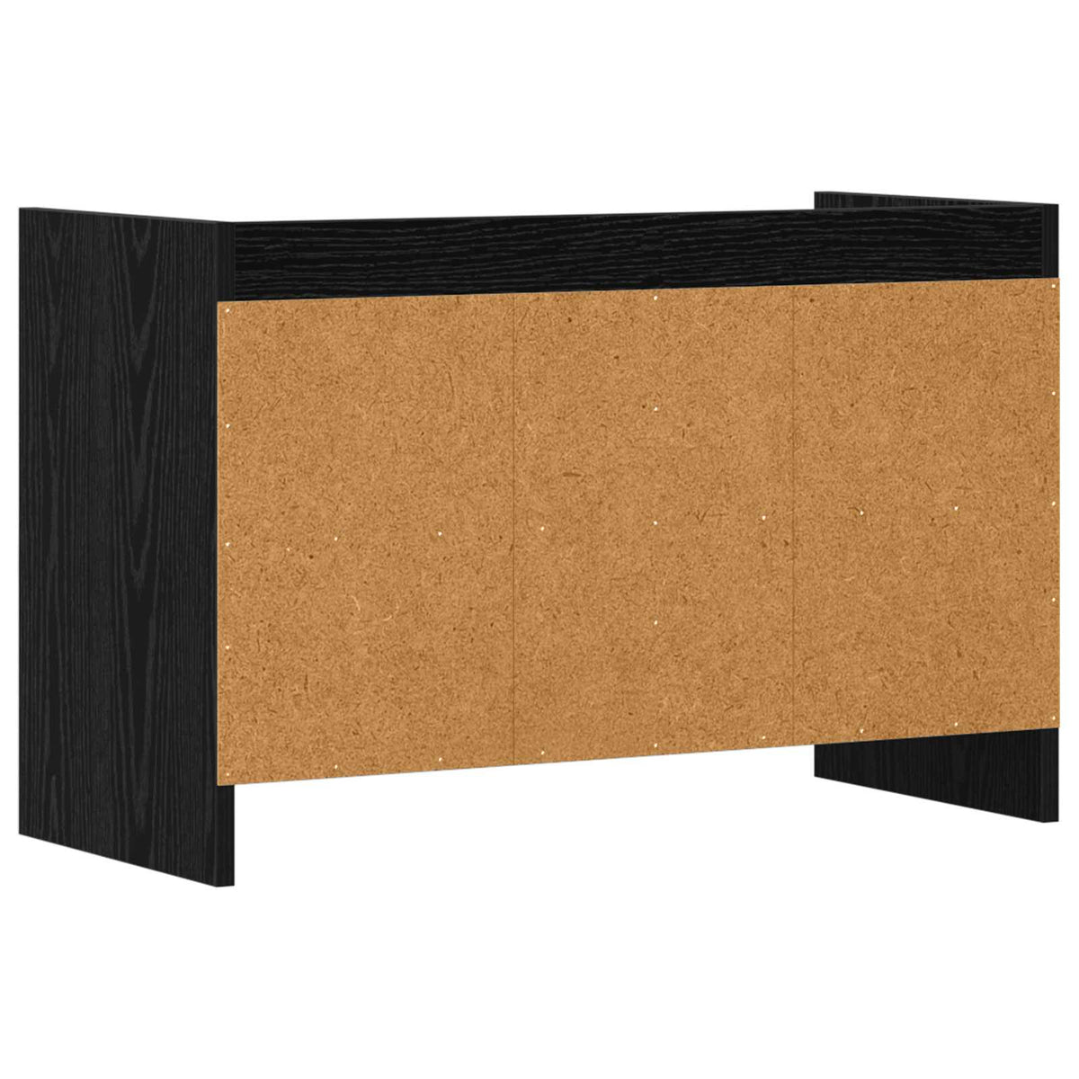 TV-Schränk 71,5 x 33 x 47 cm Schwarze Eiche Holzwerkstoff
