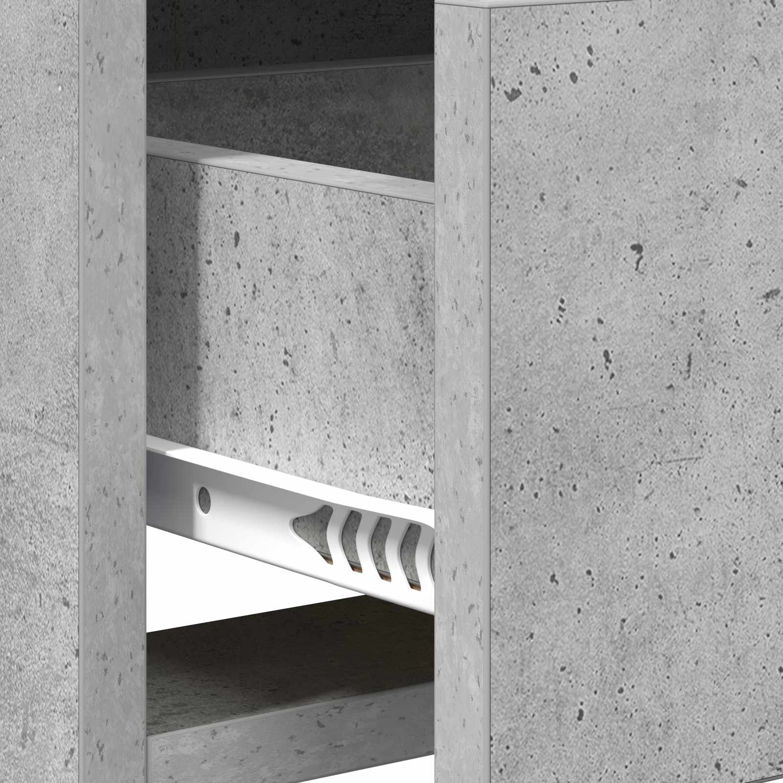 TV-Schränk 71,5 x 33 x 47 cm Betongrau Holzwerkstoff