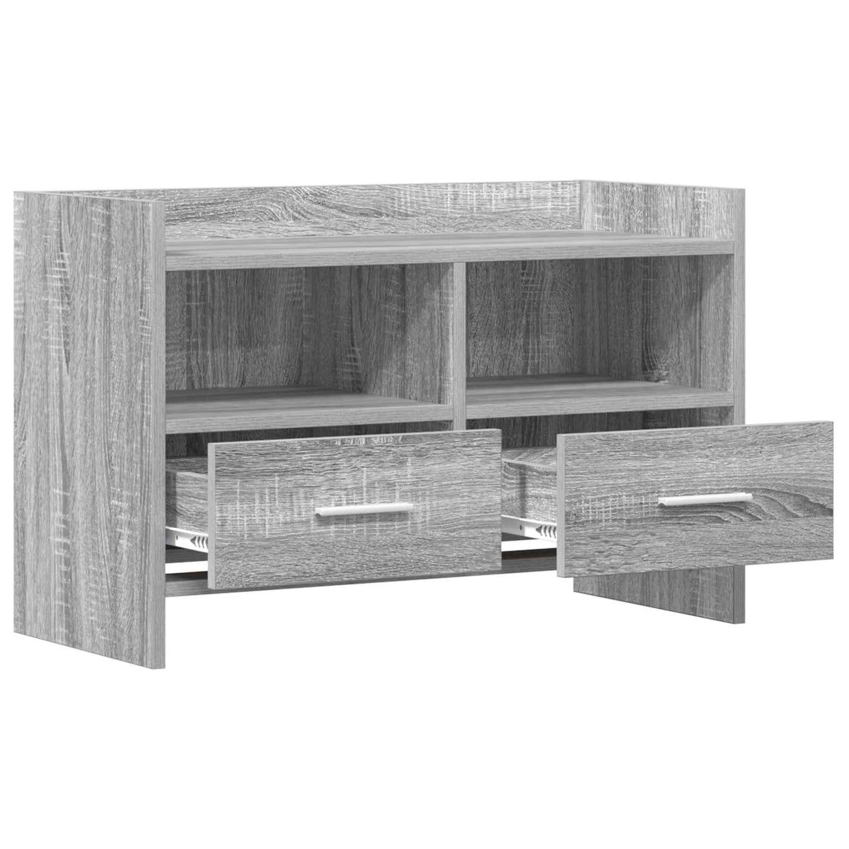 TV-Schränk 71,5 x 33 x 47 cm Grau Sonoma Holzwerkstoff