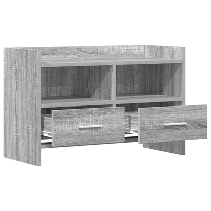 TV-Schränk 71,5 x 33 x 47 cm Grau Sonoma Holzwerkstoff