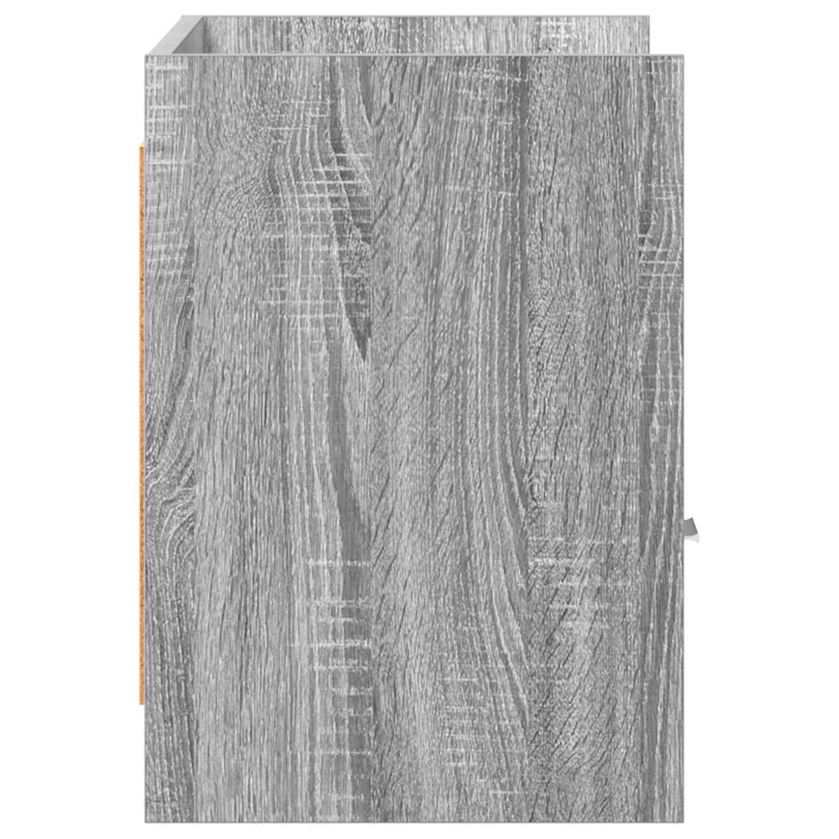 TV-Schränk 71,5 x 33 x 47 cm Grau Sonoma Holzwerkstoff