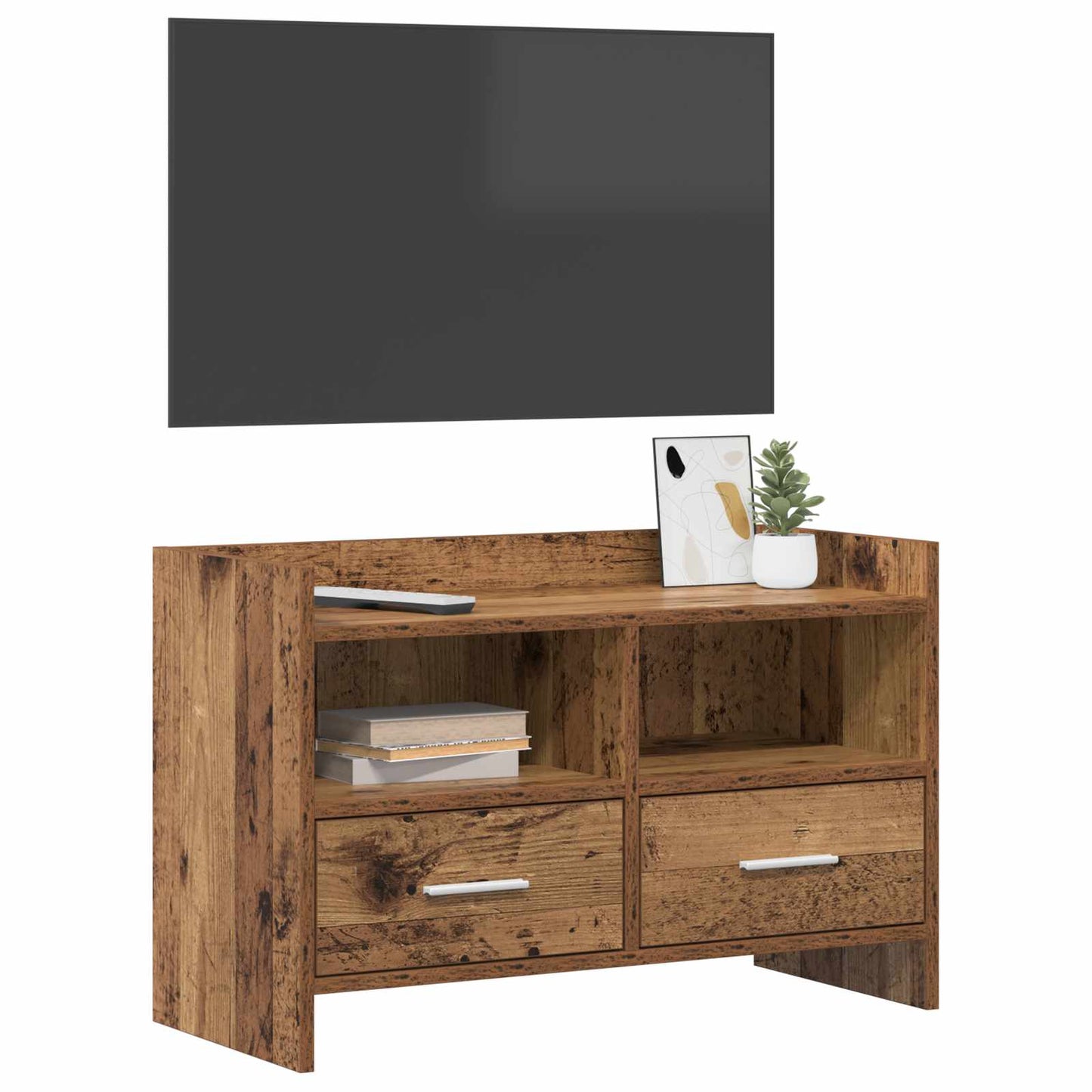 TV-Schränk 71,5 x 33 x 47 cm Altholz Holzwerkstoff