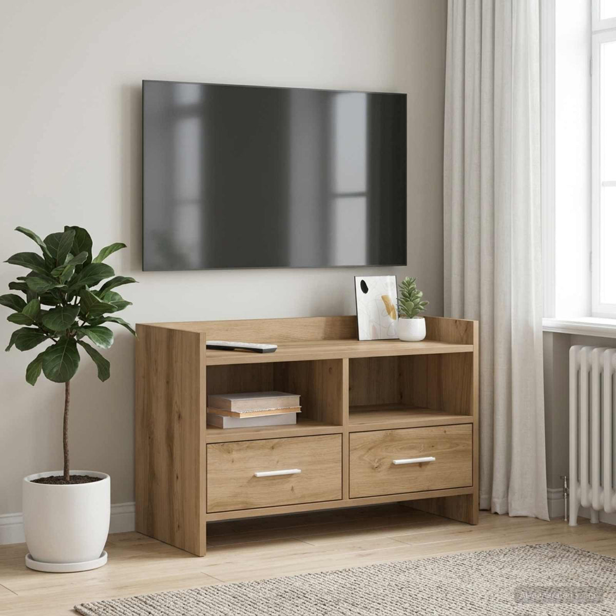 TV-Schränk 71,5 x 33 x 47 cm Artisan-Eiche Holzwerkstoff