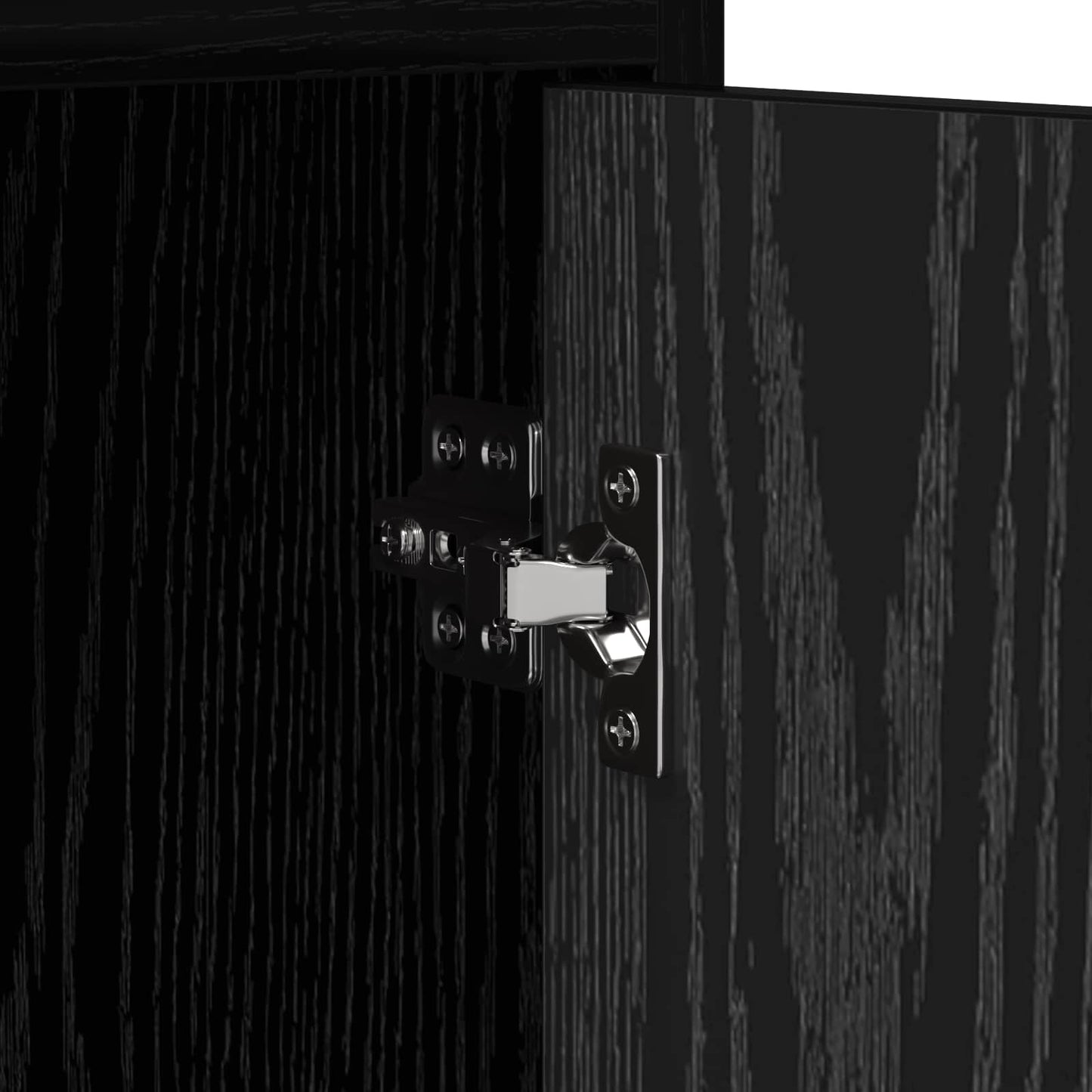 TV-Schränk 102 x 33 x 47 cm Schwarze Eiche Holzwerkstoff