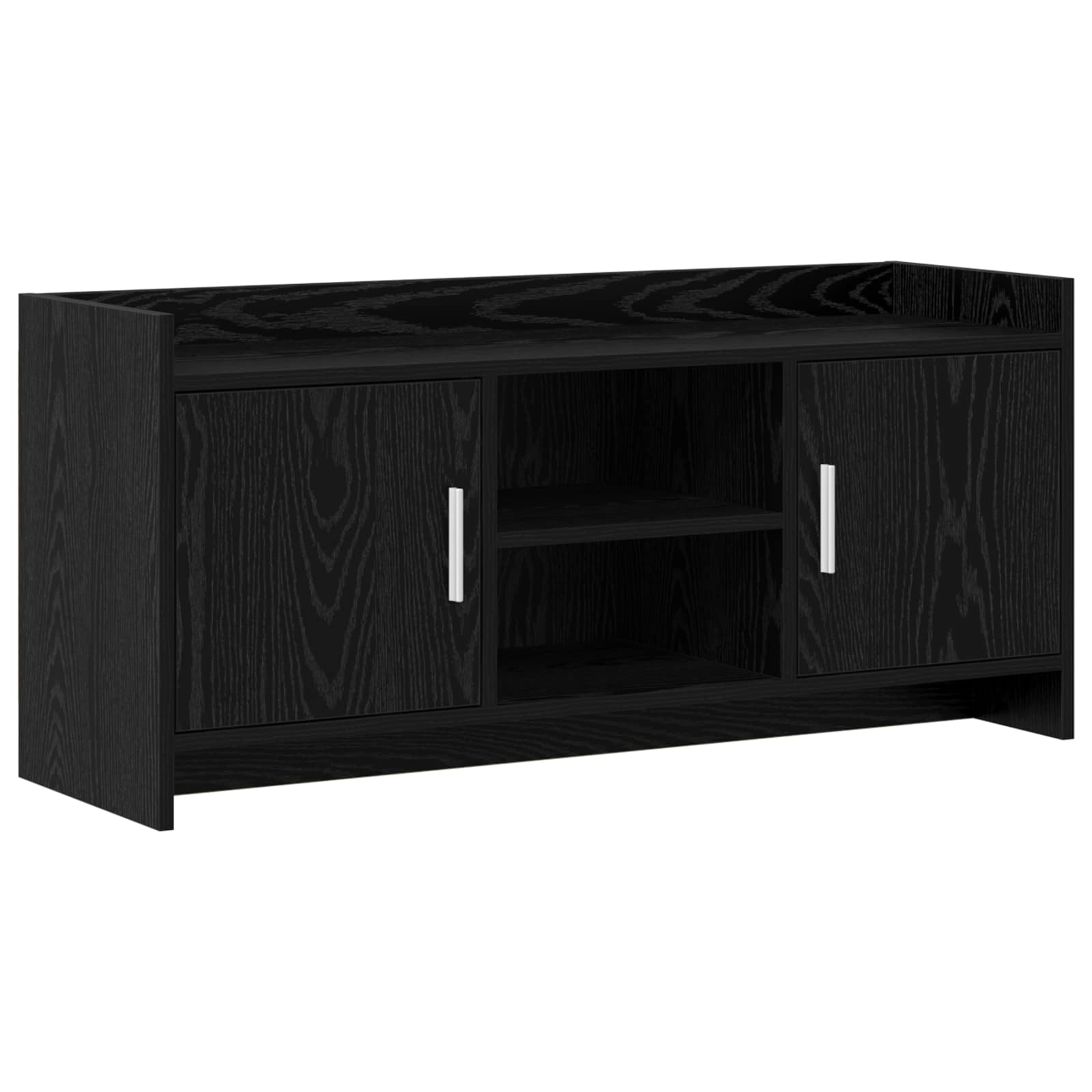 TV-Schränk 102 x 33 x 47 cm Schwarze Eiche Holzwerkstoff