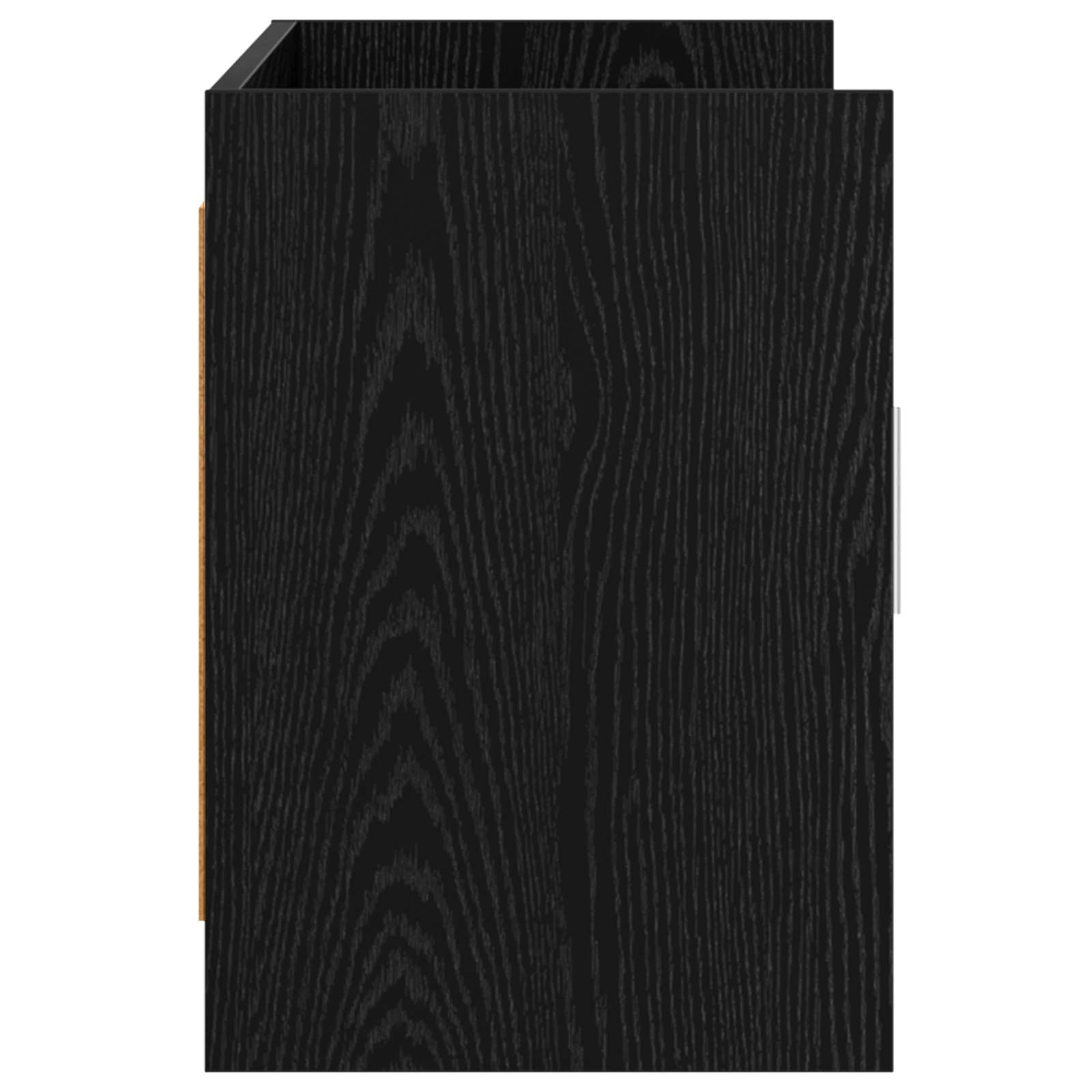 TV-Schränk 102 x 33 x 47 cm Schwarze Eiche Holzwerkstoff
