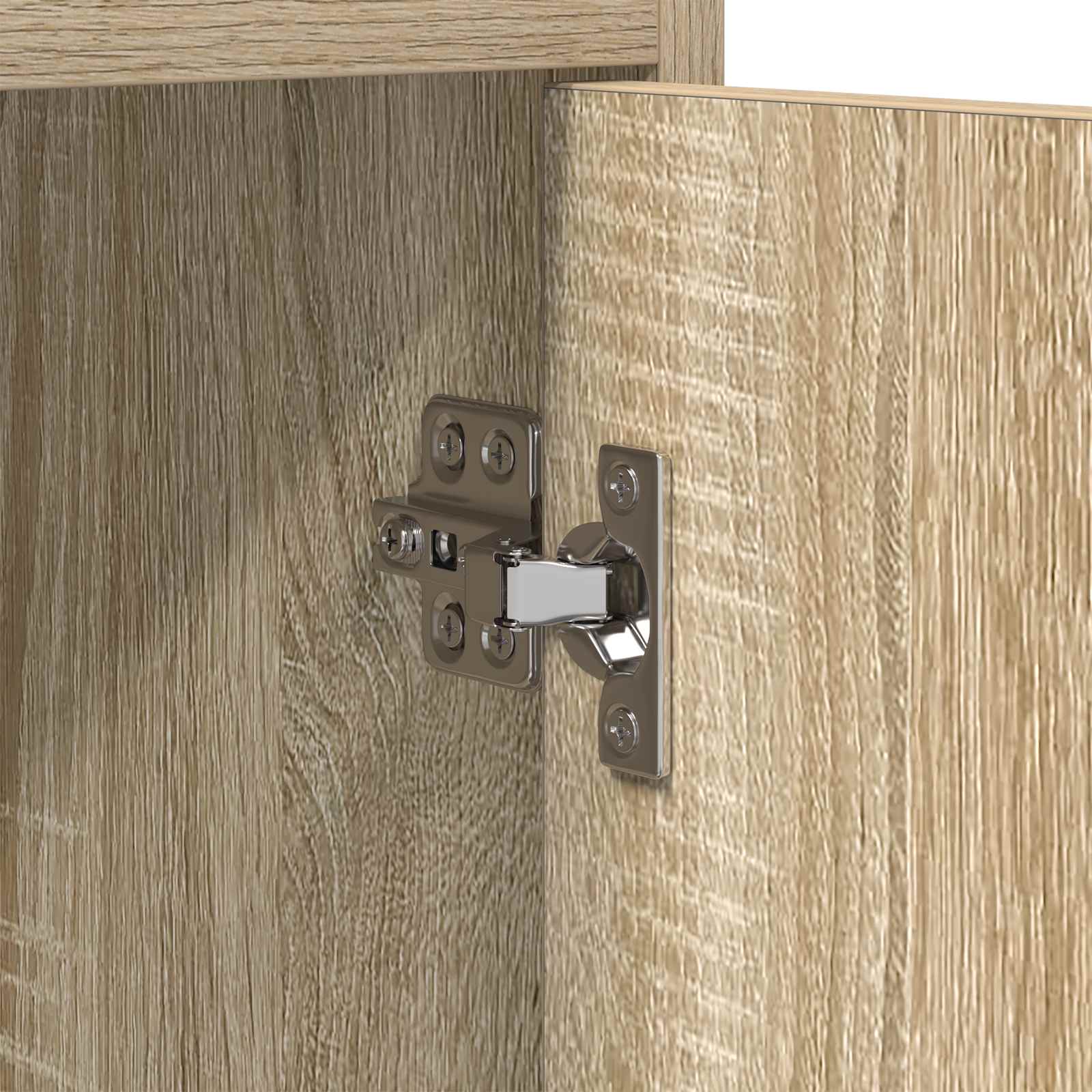 TV-Schränk 102 x 33 x 47 cm Sonoma-Eiche Holzwerkstoff