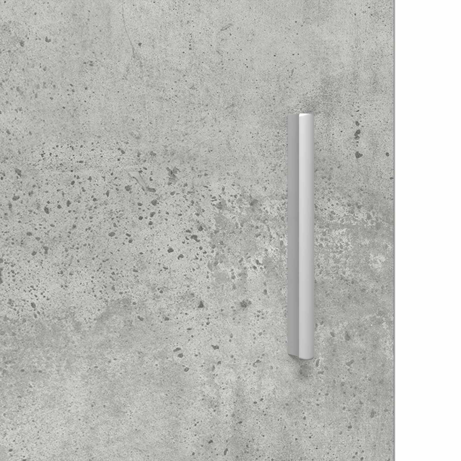 TV-Schränk 102 x 33 x 47 cm Betongrau Holzwerkstoff
