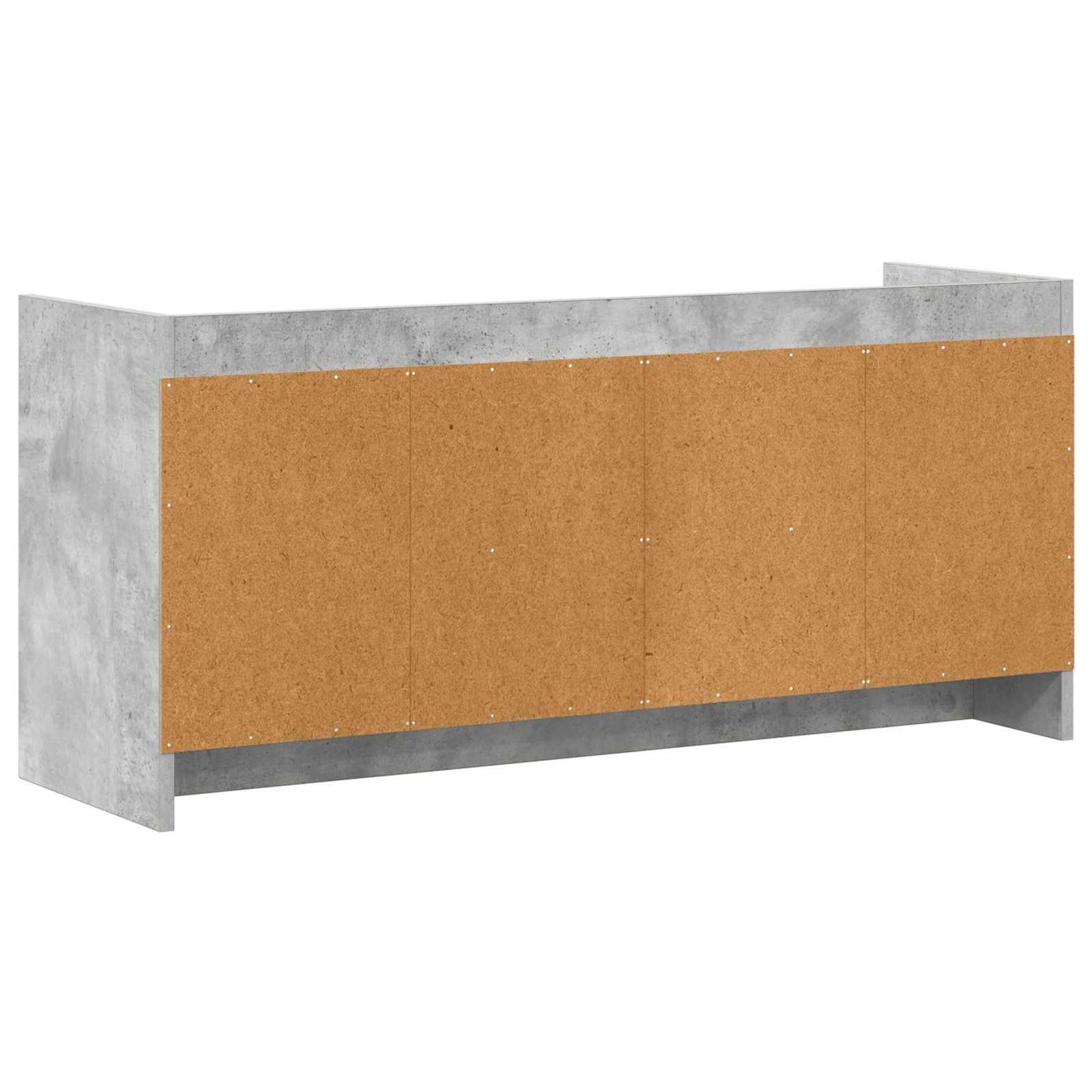 TV-Schränk 102 x 33 x 47 cm Betongrau Holzwerkstoff