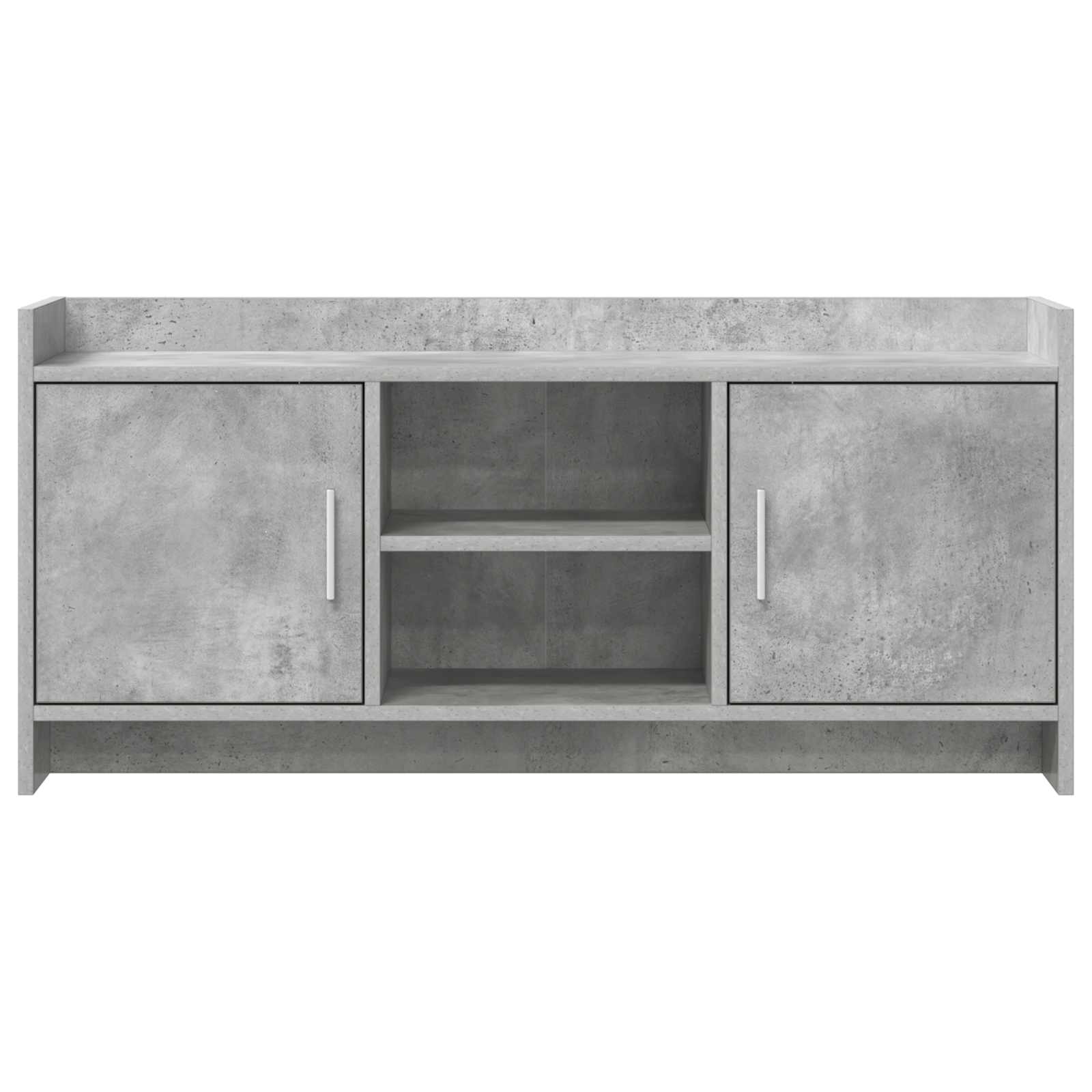 TV-Schränk 102 x 33 x 47 cm Betongrau Holzwerkstoff
