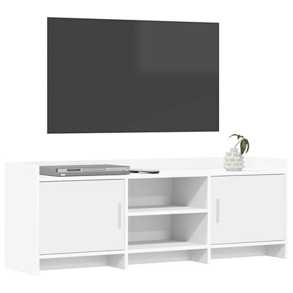 TV-Schränk 130 x 33 x 47 cm Weiß Holzwerkstoff