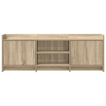 TV-Schränk 130 x 33 x 47 cm Sonoma-Eiche Holzwerkstoff