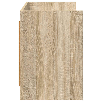 TV-Schränk 130 x 33 x 47 cm Sonoma-Eiche Holzwerkstoff