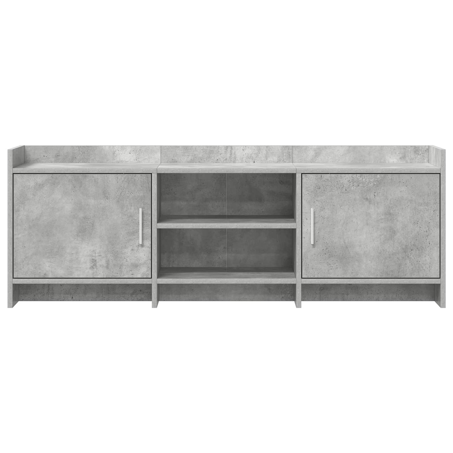 TV-Schränk 130 x 33 x 47 cm Betongrau Holzwerkstoff