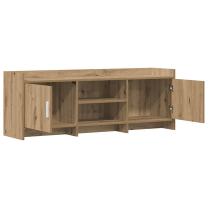 TV-Schränk 130 x 33 x 47 cm Artisan-Eiche Holzwerkstoff
