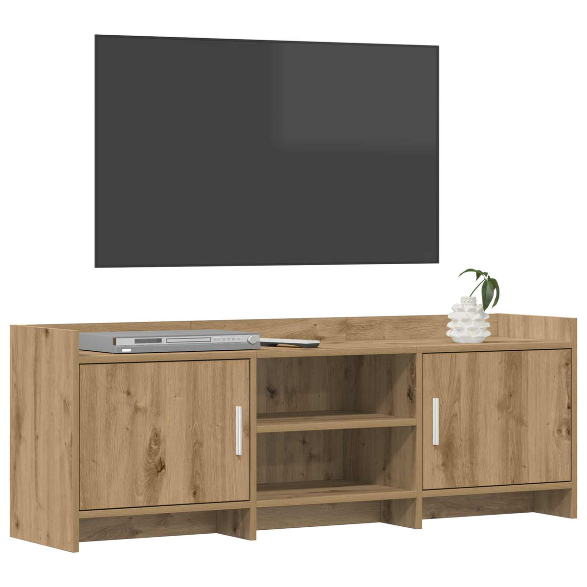 TV-Schränk 130 x 33 x 47 cm Artisan-Eiche Holzwerkstoff