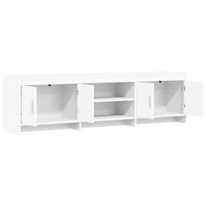 TV-Schränk 168 x 33 x 47 cm Weiß Holzwerkstoff