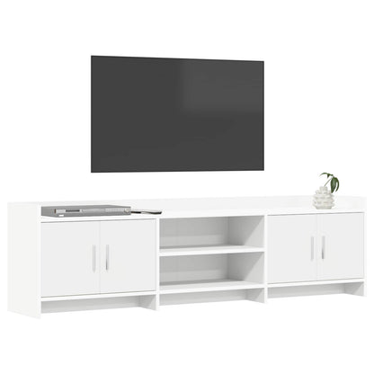TV-Schränk 168 x 33 x 47 cm Weiß Holzwerkstoff
