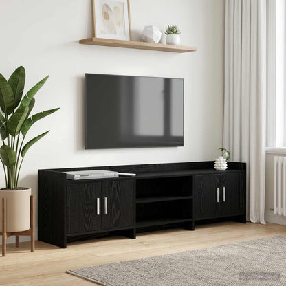 TV-Schränk 168 x 33 x 47 cm Schwarze Eiche Holzwerkstoff