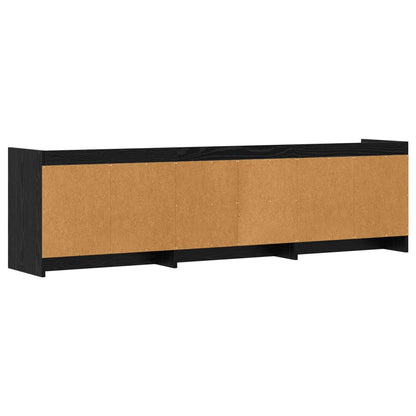 TV-Schränk 168 x 33 x 47 cm Schwarze Eiche Holzwerkstoff