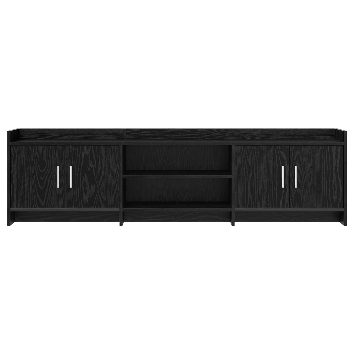 TV-Schränk 168 x 33 x 47 cm Schwarze Eiche Holzwerkstoff